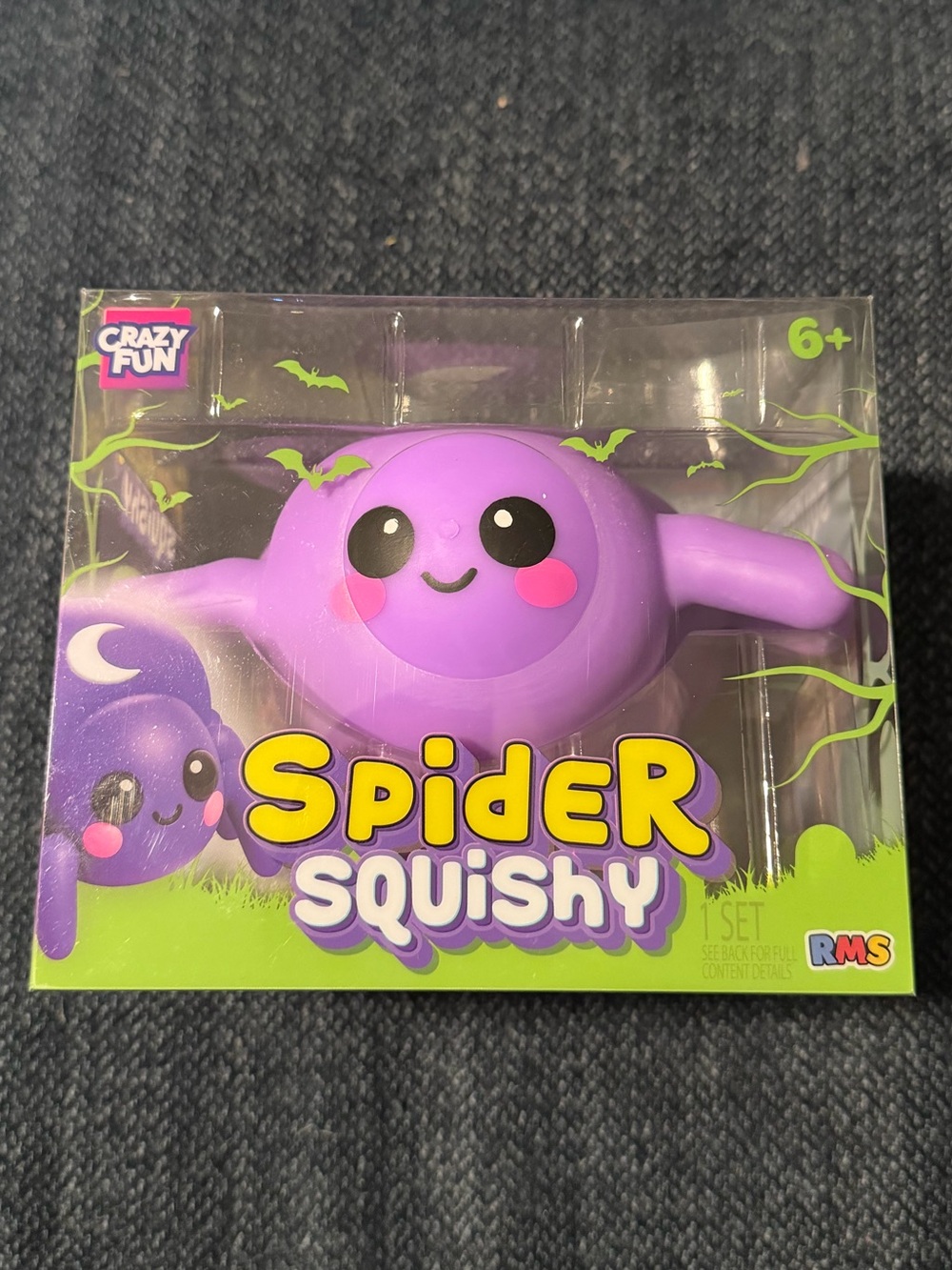 RMS - Purple Spider Squishy - Crazy Fun